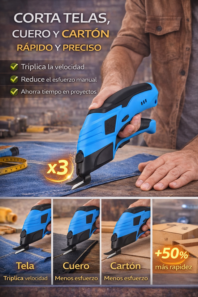 Nuevas Tijeras Eléctricas Portátiles Pro Multifunción