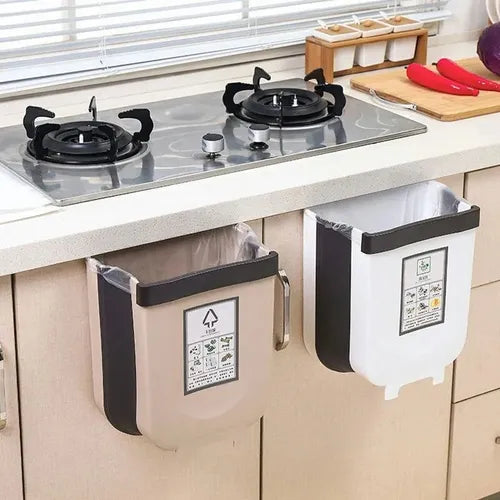 Nuevo Cubo de Basura Plegable Colgante