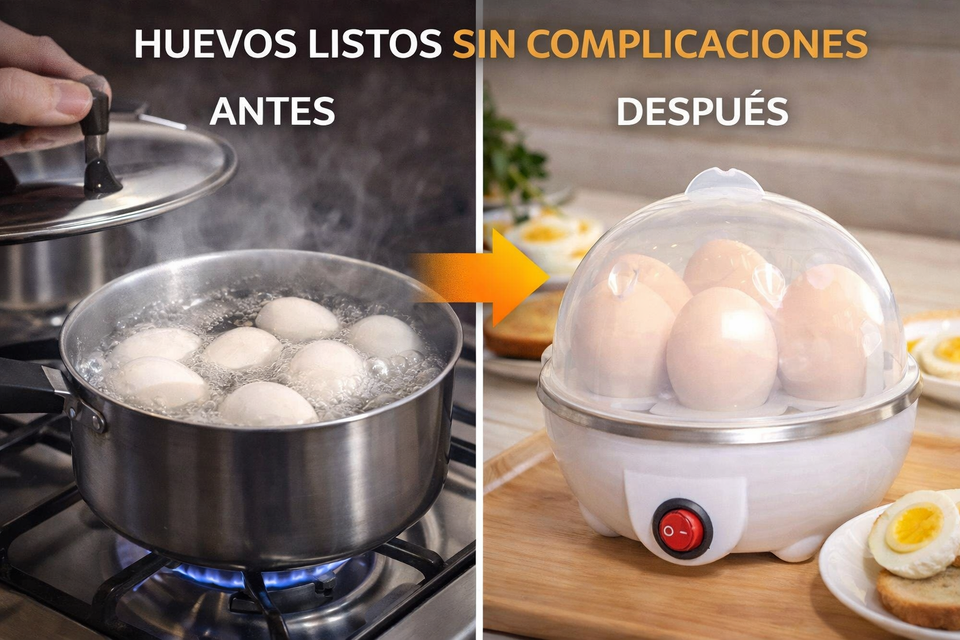 Cocinador de Huevos Rápido para Casa