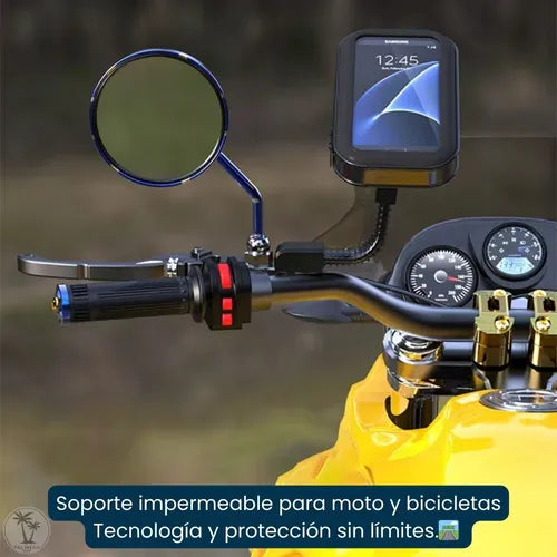 Nuevo SOPORTE PARA MOTO CON CAJA PROTECTORA