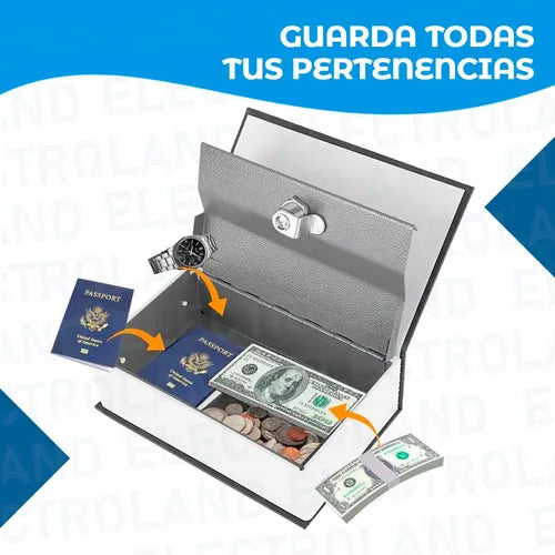 Nueva CAJA FUERTE TIPO LIBRO