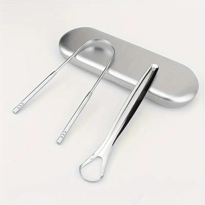 Nuevo Raspador de Lengua de Acero Inoxidable