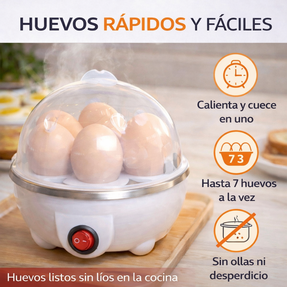 Cocinador de Huevos Rápido para Casa
