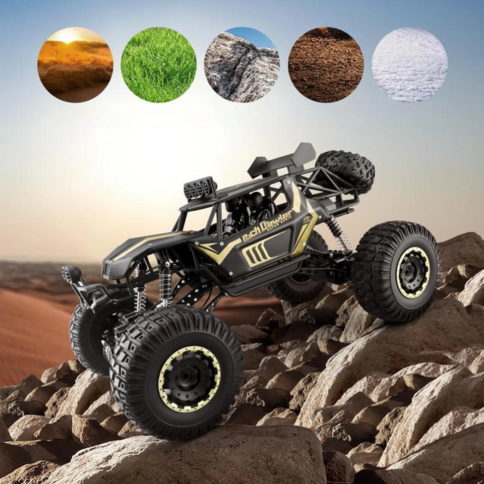 Carro 4WD para todo terreno.