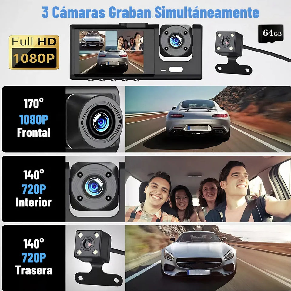 Cámara para Auto Visión Nocturna HD