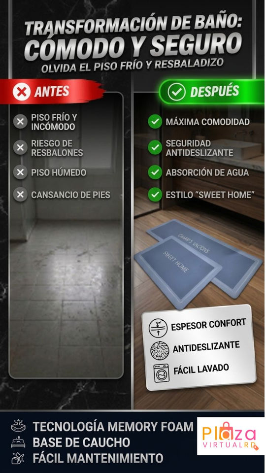 Nuevo Set De Alfombras Anticaídas