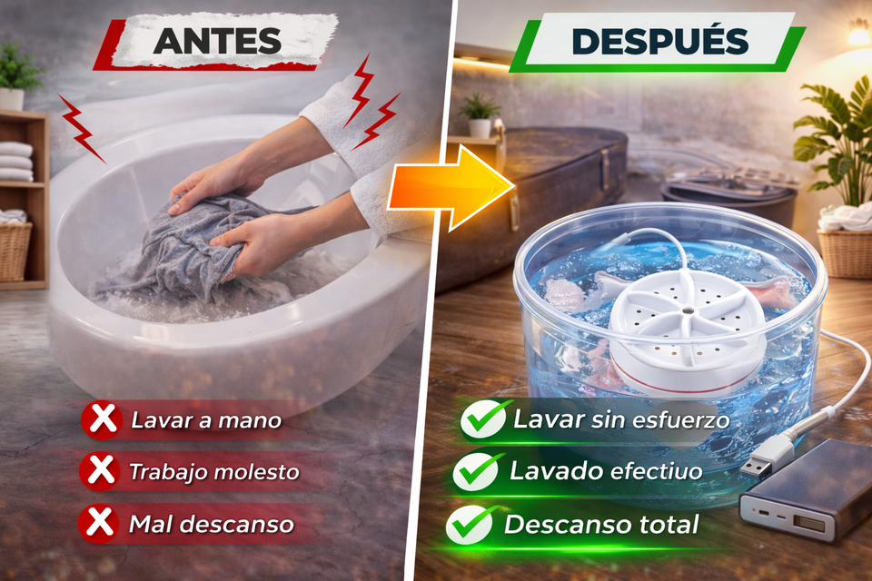 Nueva Turbina Lavado Portátil Mini USB