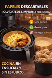 Nuevo Papel Antiadherente para Freidora y Horno