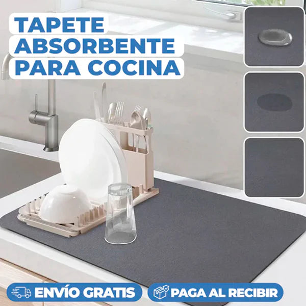 Nueva Alfombra para Platos Súper Absorbente Paga 1 y lleva 2