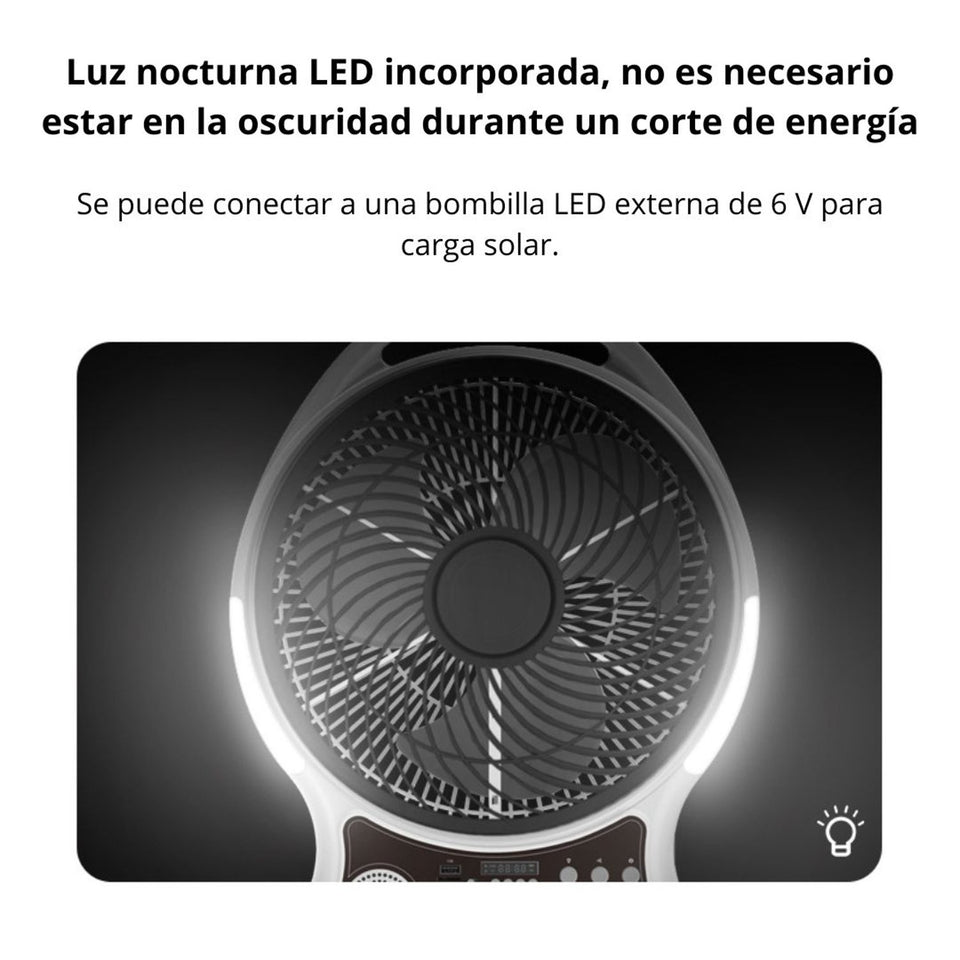 VENTILADOR SOLAR 7 ASPAS