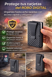 Nuevo Portatarjetas Carbono Minimalista para Bolsillo