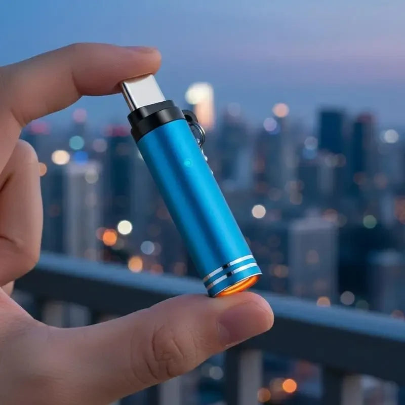 Nuevo Encendedor USB Portatil Antiviento para Movil