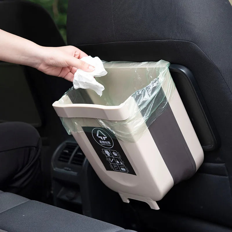 Nuevo Cubo de Basura Plegable Colgante