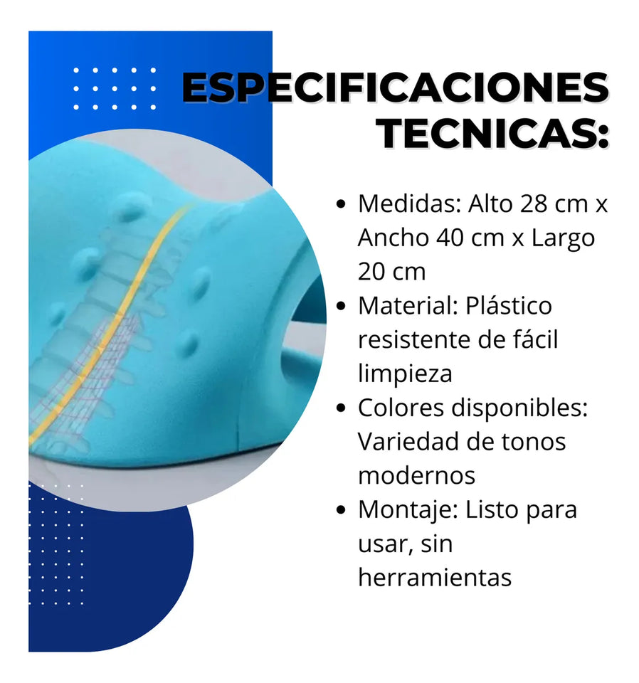 Nueva Almohada Cervical Ortopédica