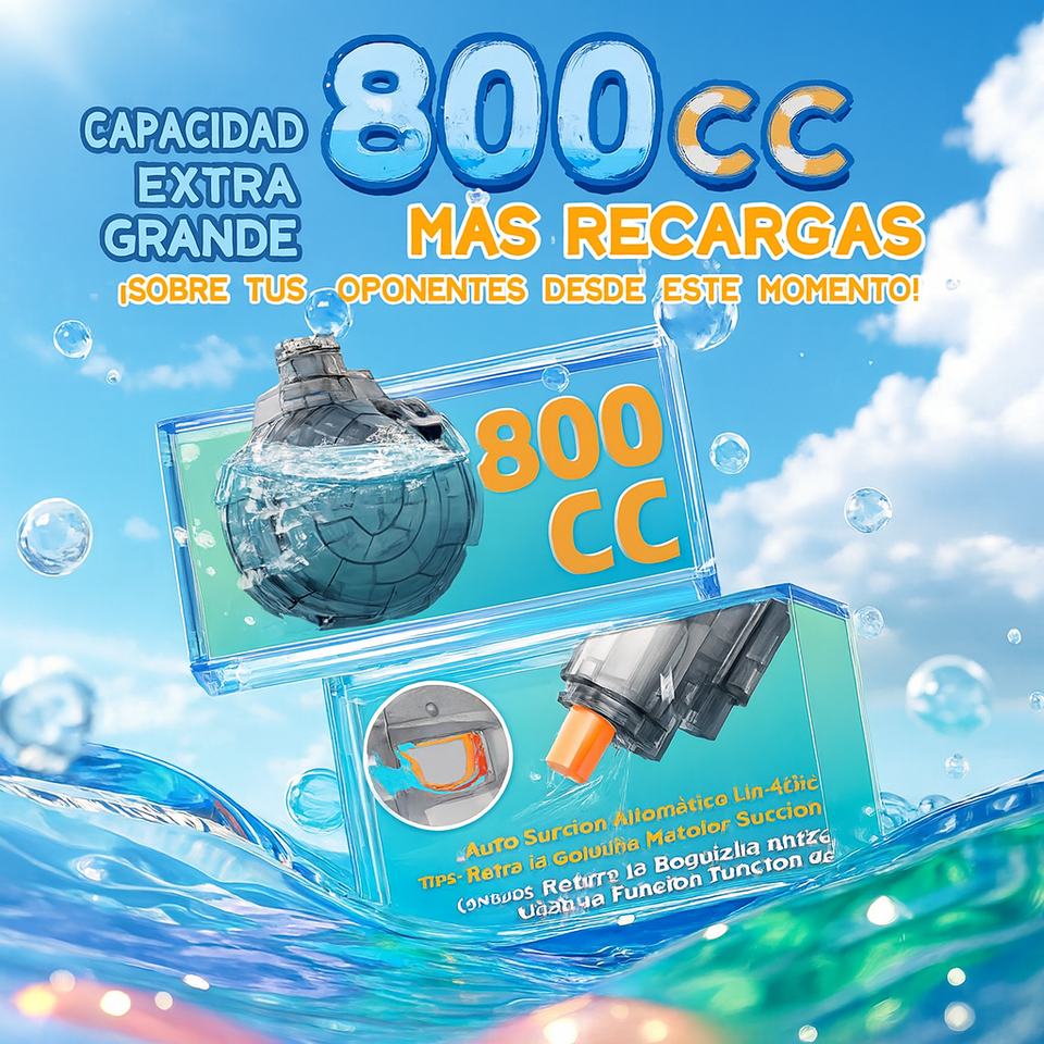 NUEVA PISTOLA DE AGUA ELÉCTRICA