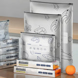 Nuevo Set de 10 Bolsas de Aluminio para Alimentos con Cierre