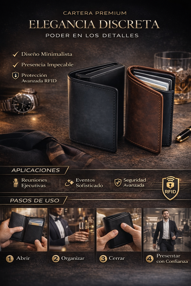 Nuevo Tarjetero Elegante
