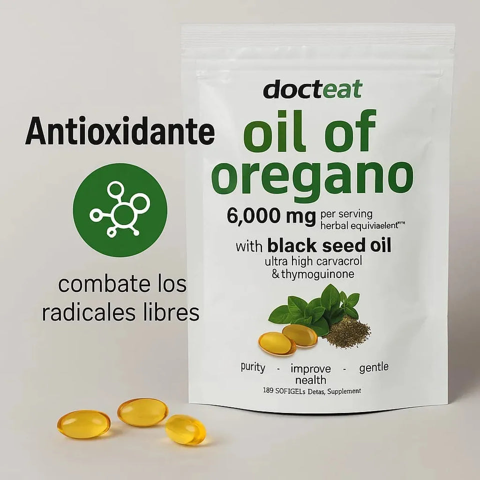 Nuevo ACEITE DE ORÉGANO + SEMILLA NEGRA