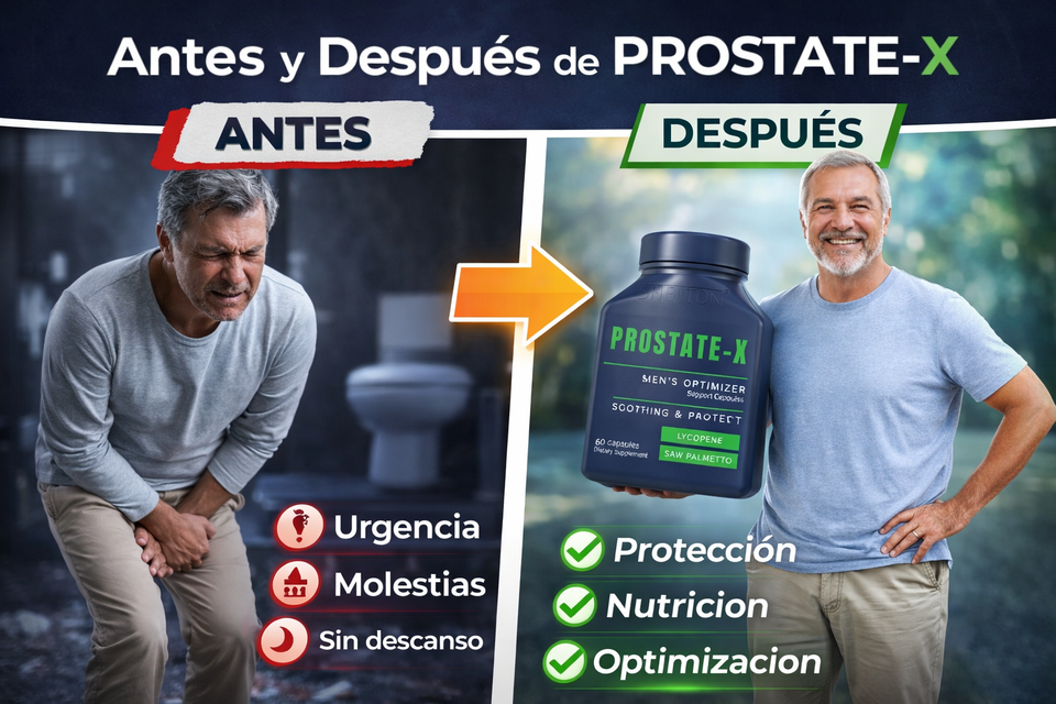 Nuevo ProstateX Cuidado Prostático Natural