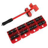 Set de Elevador y Ruedas para Muebles Pesados