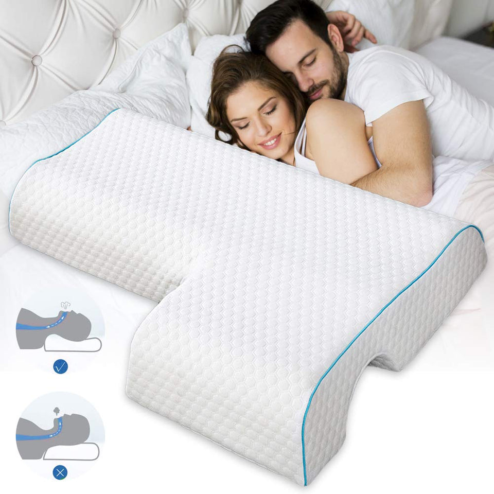 Nueva Almohada Ergonómica para Parejas