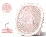 Ventilador LED Recargable Multifuncional