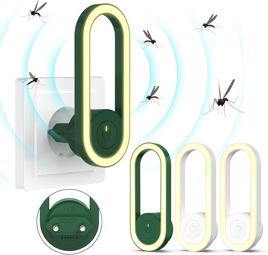 Nueva Luz Repelente Ultrasonica Antimosquitos