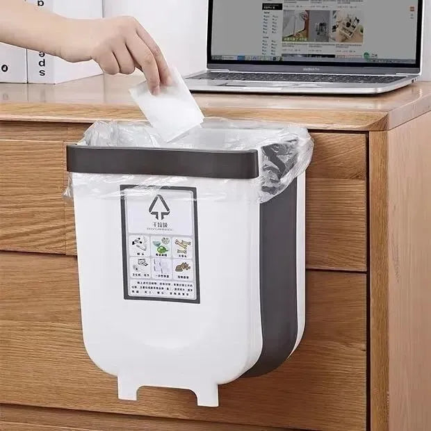 Nuevo Cubo de Basura Plegable Colgante