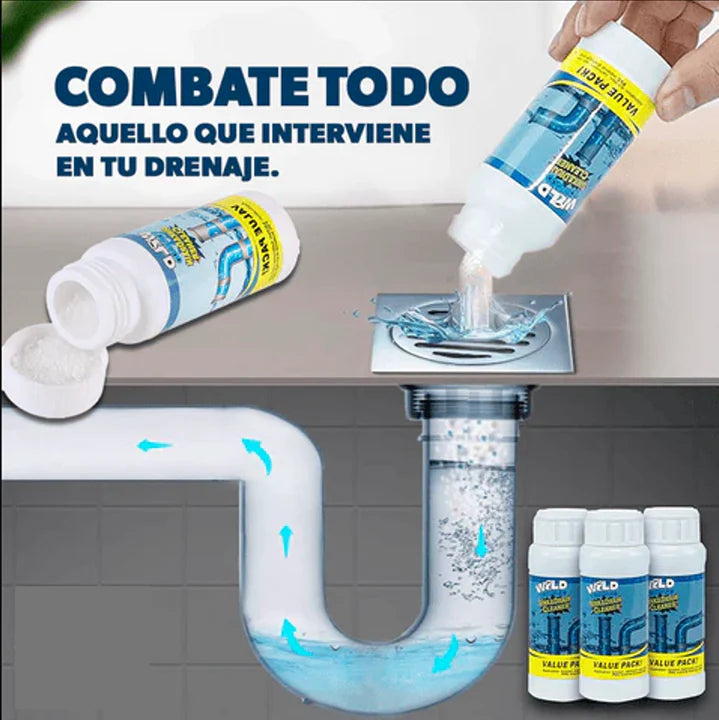 Pague 1 y lleve 2 Nuevo Limpiador de Desagües de Alta Potencia