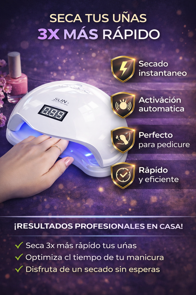 Nueva Lámpara UV LED Profesional SUN