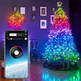 Nuevas Luces de decoración navideña Bluetooth control de smart phone 5Mts