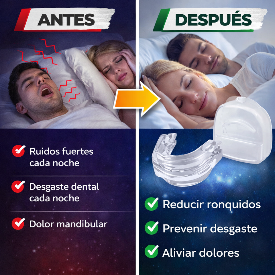 Nuevo Protector Oral Anti Ronquidos Silicona