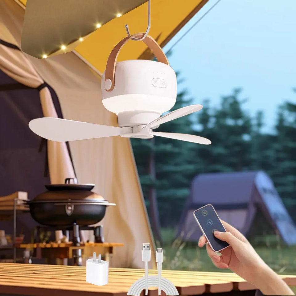 Nuevo Ventilador Portátil con luz y control remoto