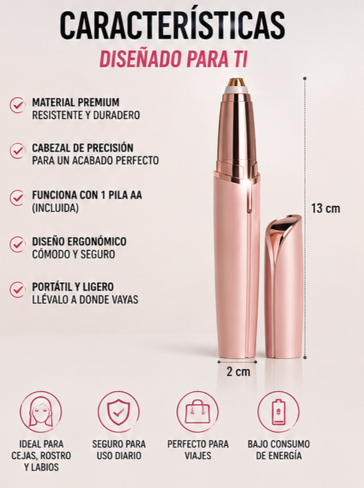 Nuevo Depilador de Cejas Eléctrico Compacto
