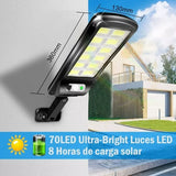 Lámparas Solares con Sensor de Movimiento
