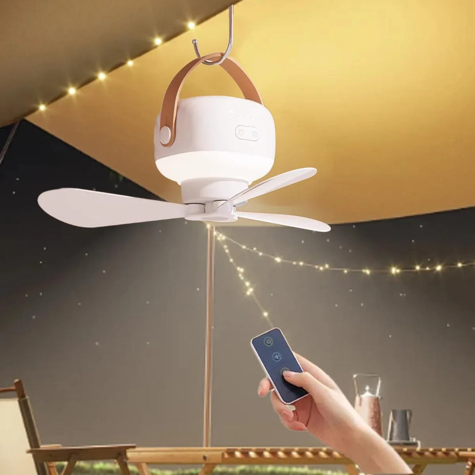 Nuevo Ventilador Portátil con luz y control remoto