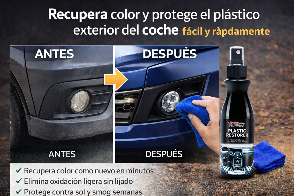 Nuevo Restaurador Plástico Auto Brillo Rápido