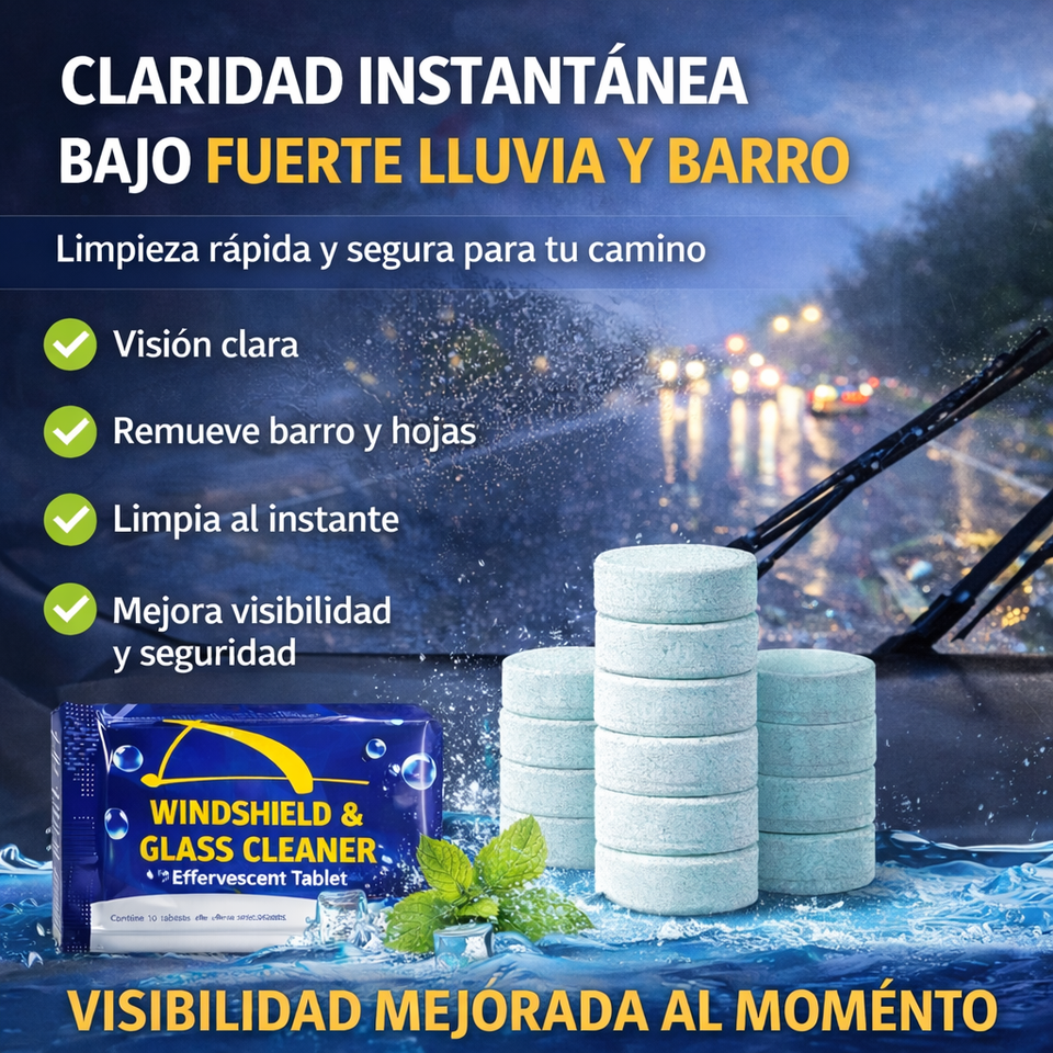 Nuevas Tabletas Limpiaparabrisas 20 sobres