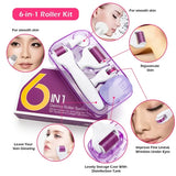 Nuevo Kit Rodillo Facial de Belleza 6 EN 1