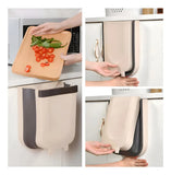 Nuevo Cubo de Basura Plegable Colgante