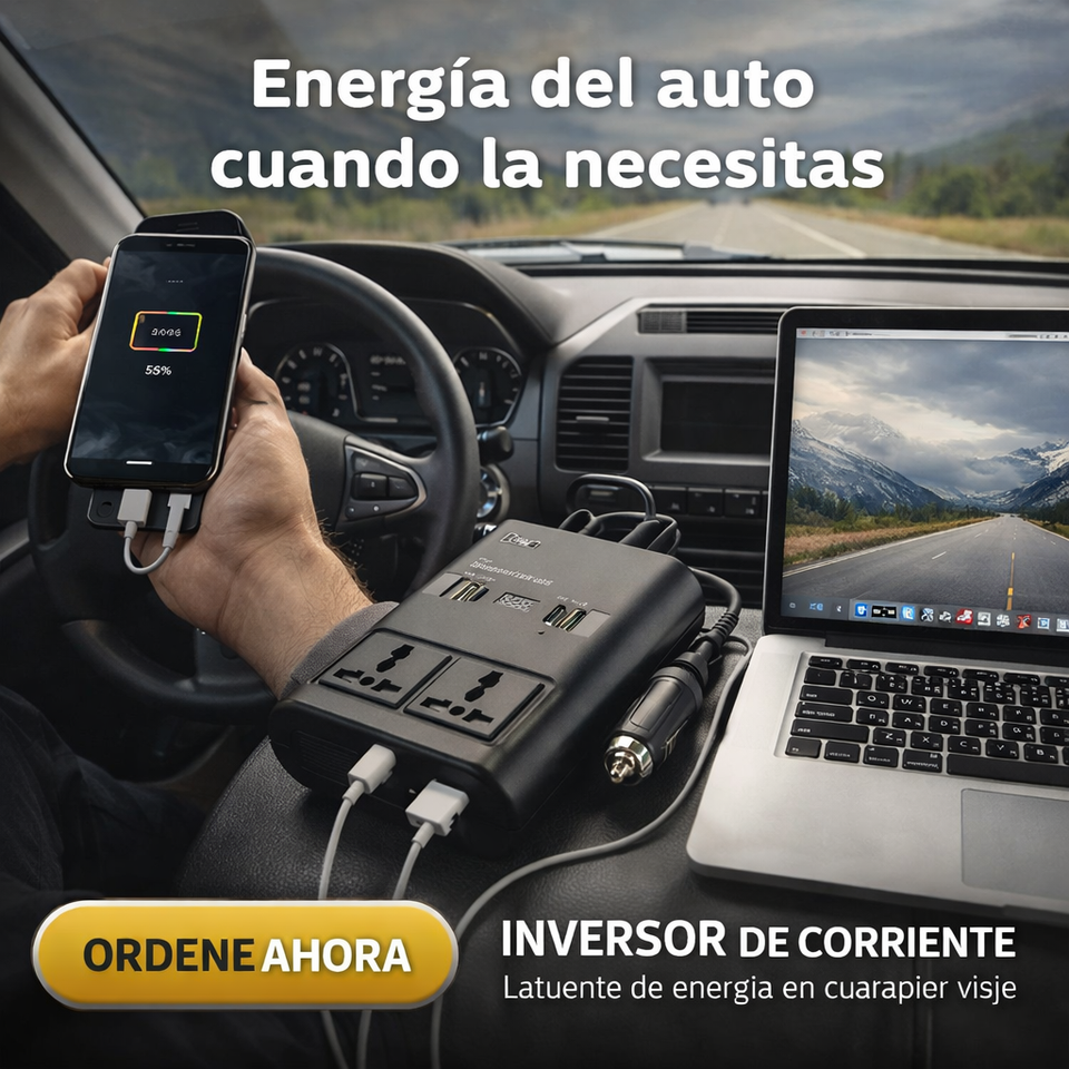 Inversor de corriente de 150W