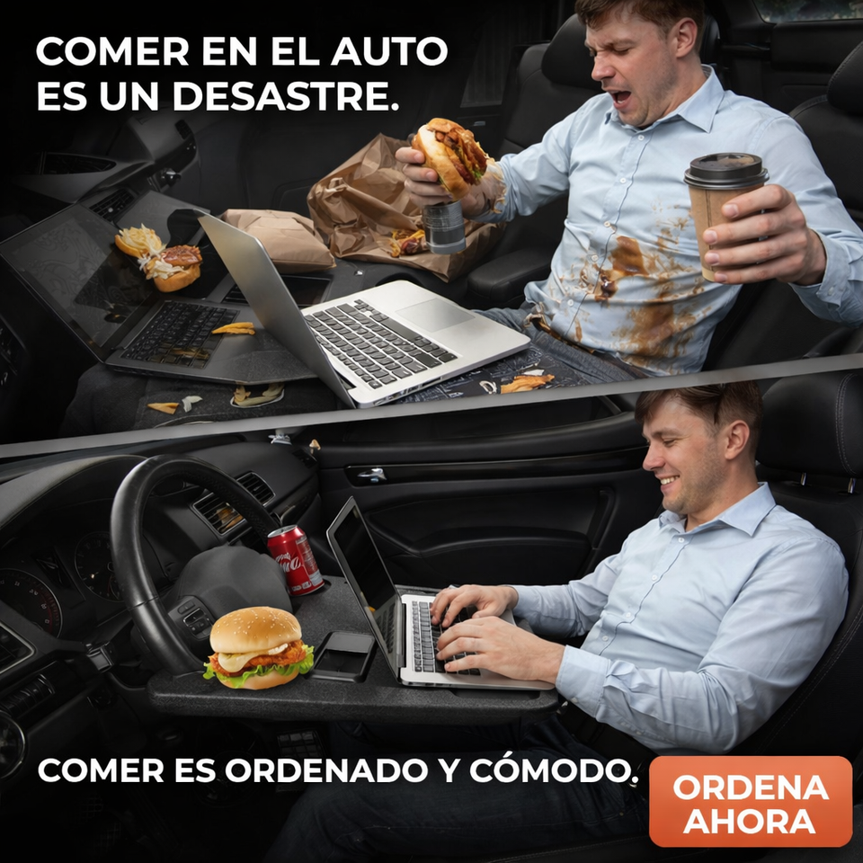 Mesa multifuncional para el volante