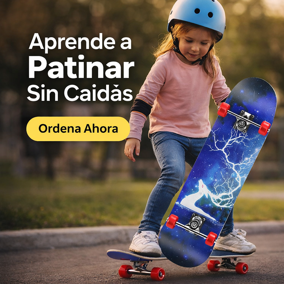 Nueva Patineta estable: aprende sin miedo.