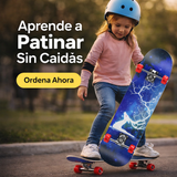 Nueva Patineta estable: aprende sin miedo.
