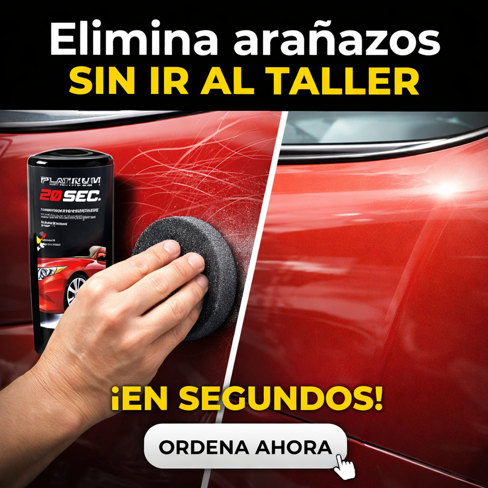 Nuevo Pulimento Platinum 20 Seg – Borra Rayones sin Talleres Costosos