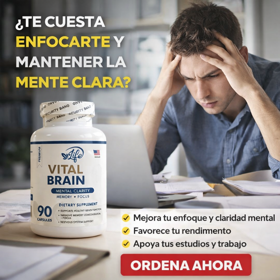 Nuevo Vital Brain – Claridad Mental y Enfoque Total