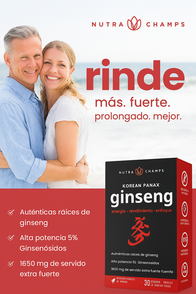 Nuevo Ginseng Rojo Premium – Energía y Enfoque Total