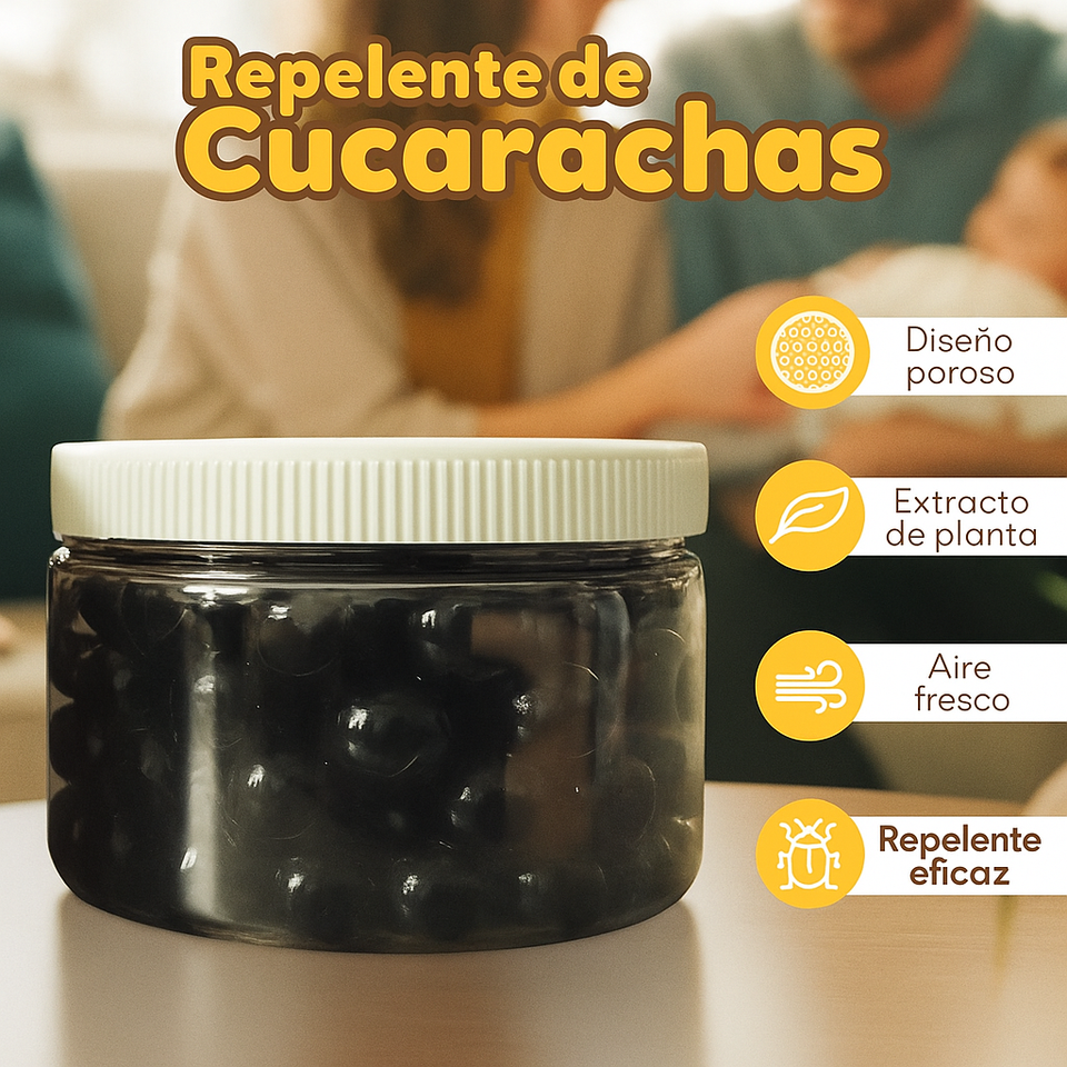 Nuevas Perlas Repelentes de Cucarachas