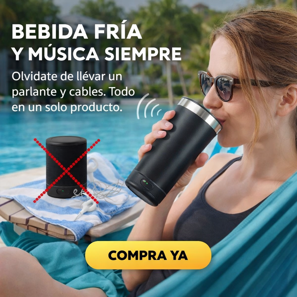 Nuevo Vaso con Bocina Bluetooth