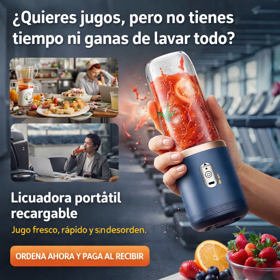 Nueva Licuadora Portátil Recargable